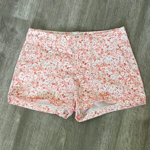 Gap City Short Pink and Orange Floral Patterned